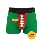 The Quarterback Sack | Football Ball Hammock® Pouch Trunks Underwear - Shinesty