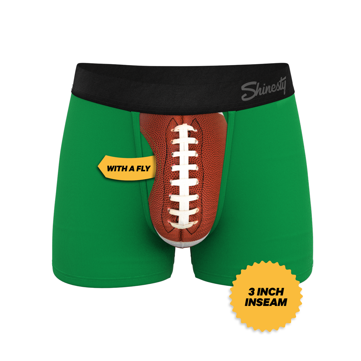 The Quarterback Sack | Football Ball Hammock® Pouch Trunks Underwear - Shinesty