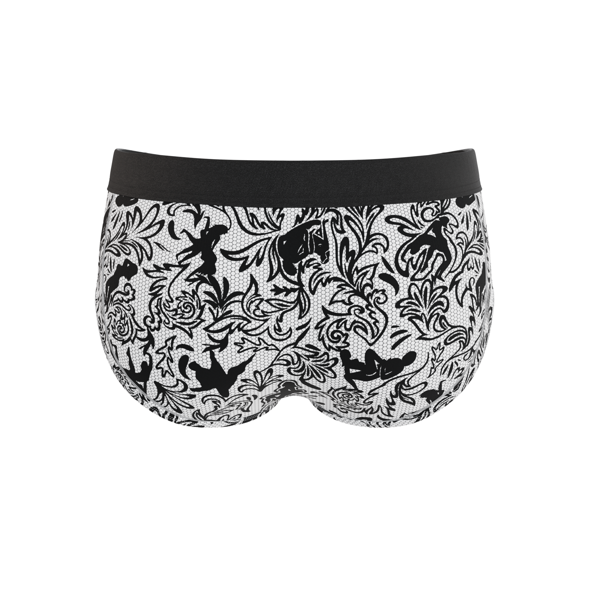 The Racy & Lacy | Provocative Lace Print Ball Hammock® Pouch Underwear Briefs - Shinesty