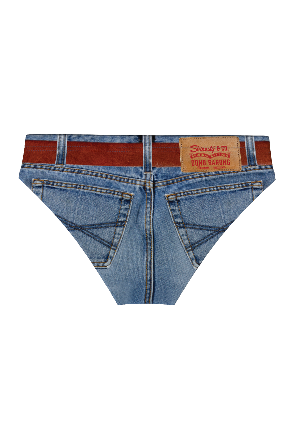 The Ranch Hand | Western Denim Ball Hammock® Pouch Swim Briefs - Shinesty
