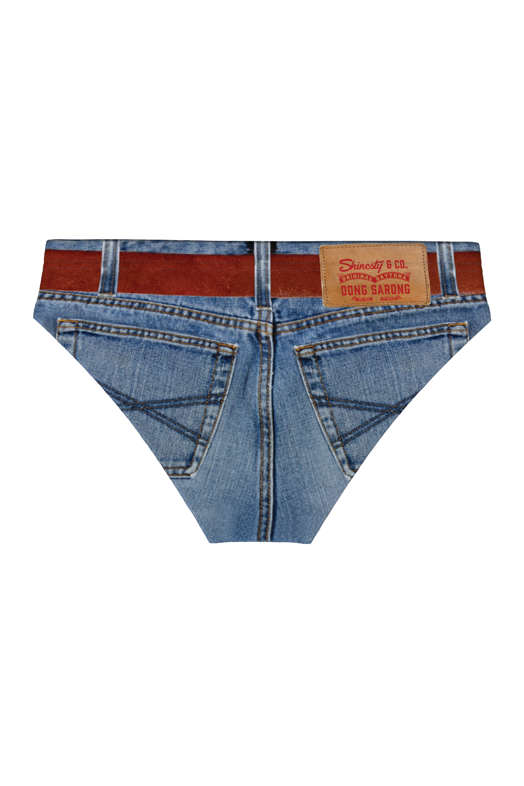The Ranch Hand | Western Denim Ball Hammock® Pouch Swim Briefs - Shinesty