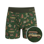 The Really Happy Camper | Camping Ball Hammock® Pouch Underwear With Fly - Shinesty
