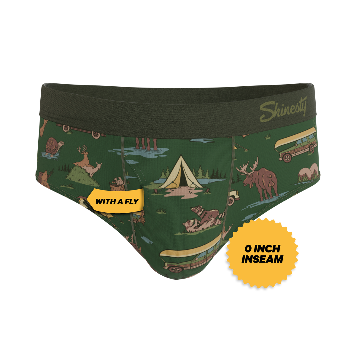 The Really Happy Camper | Camping Ball Hammock® Pouch Underwear Briefs - Shinesty