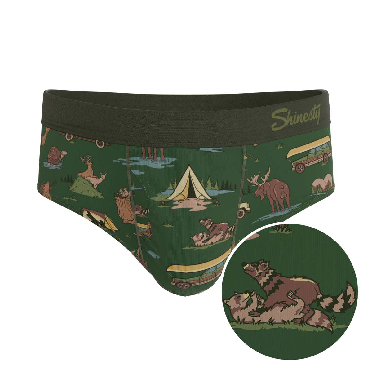 The Really Happy Camper | Camping Ball Hammock® Pouch Underwear Briefs - Shinesty