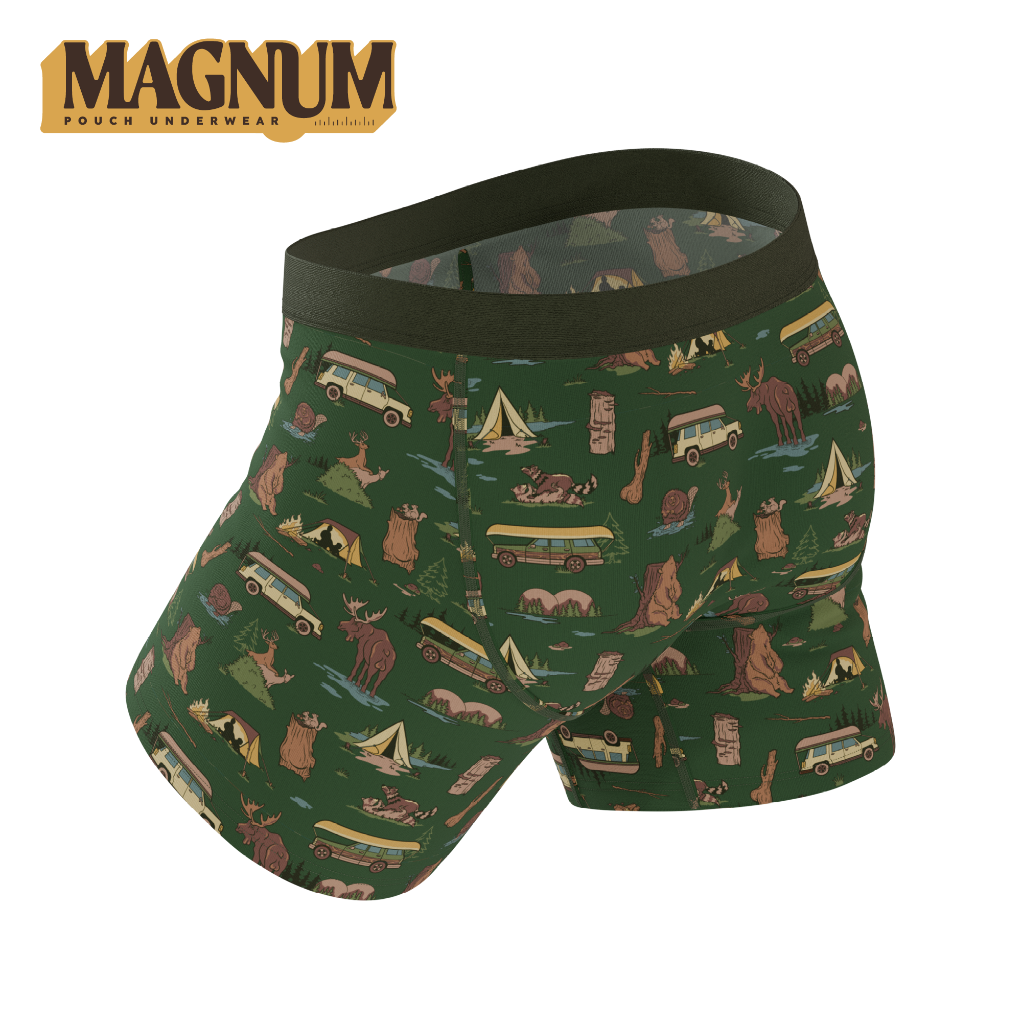 The Really Happy Camper | Camping Ball Hammock® Magnum Big Pouch Underwear - Shinesty