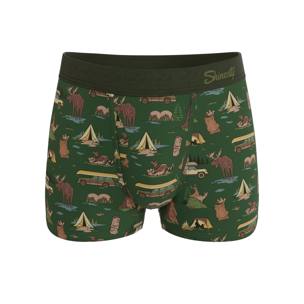 The Really Happy Camper | Camping Ball Hammock® Pouch Trunks Underwear - Shinesty