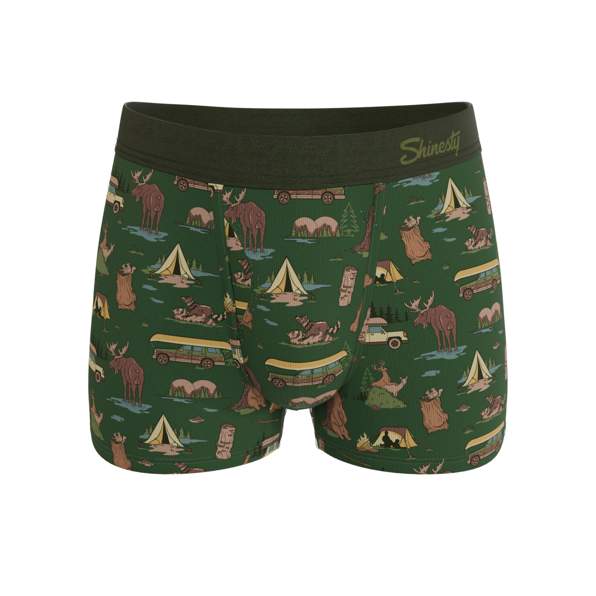 The Really Happy Camper | Camping Ball Hammock® Pouch Trunks Underwear - Shinesty