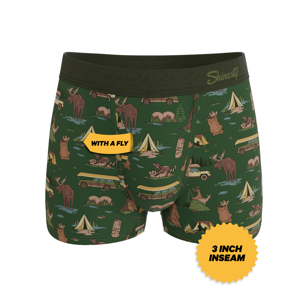 The Really Happy Camper | Camping Ball Hammock® Pouch Trunks Underwear - Shinesty