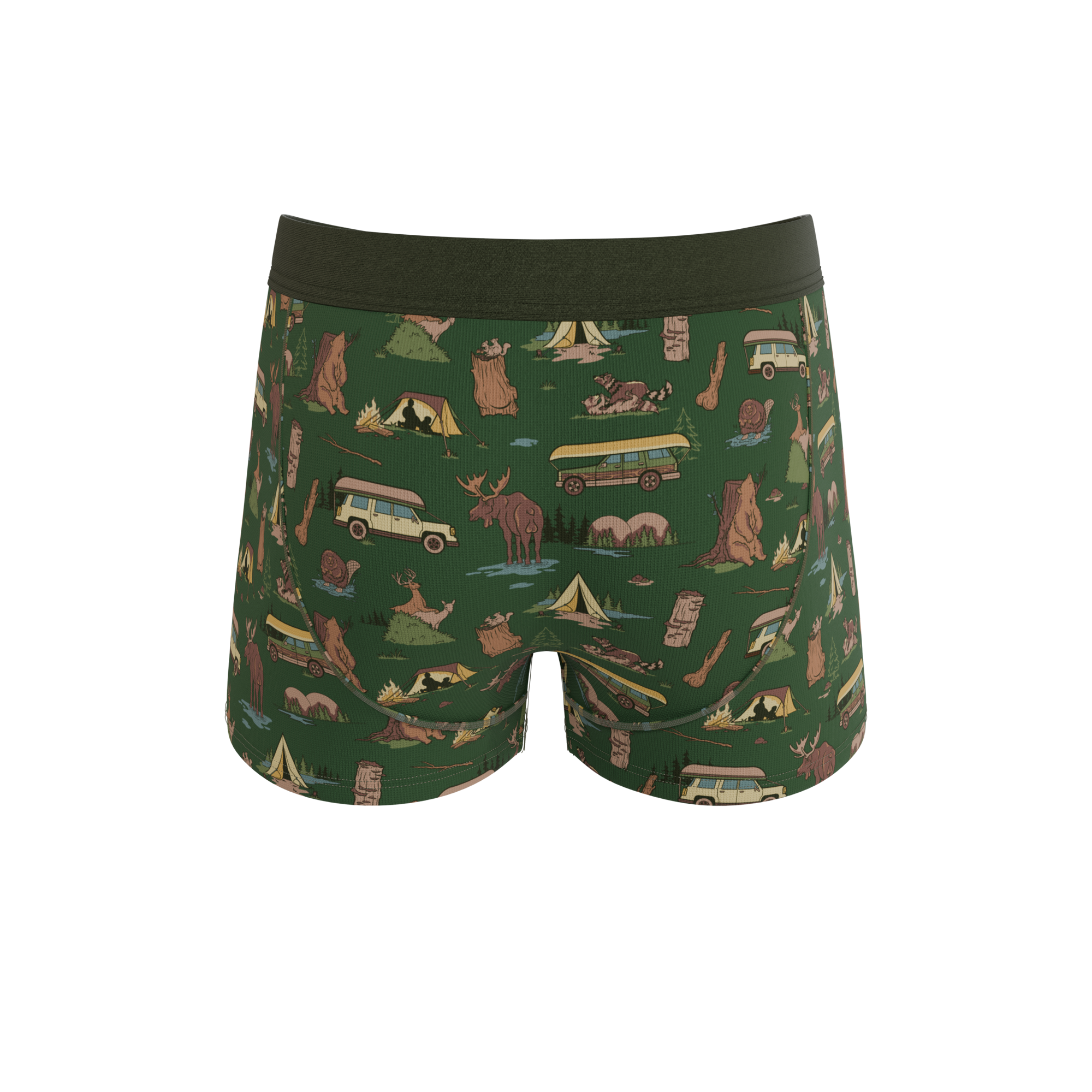The Really Happy Camper | Camping Ball Hammock® Pouch Trunks Underwear - Shinesty