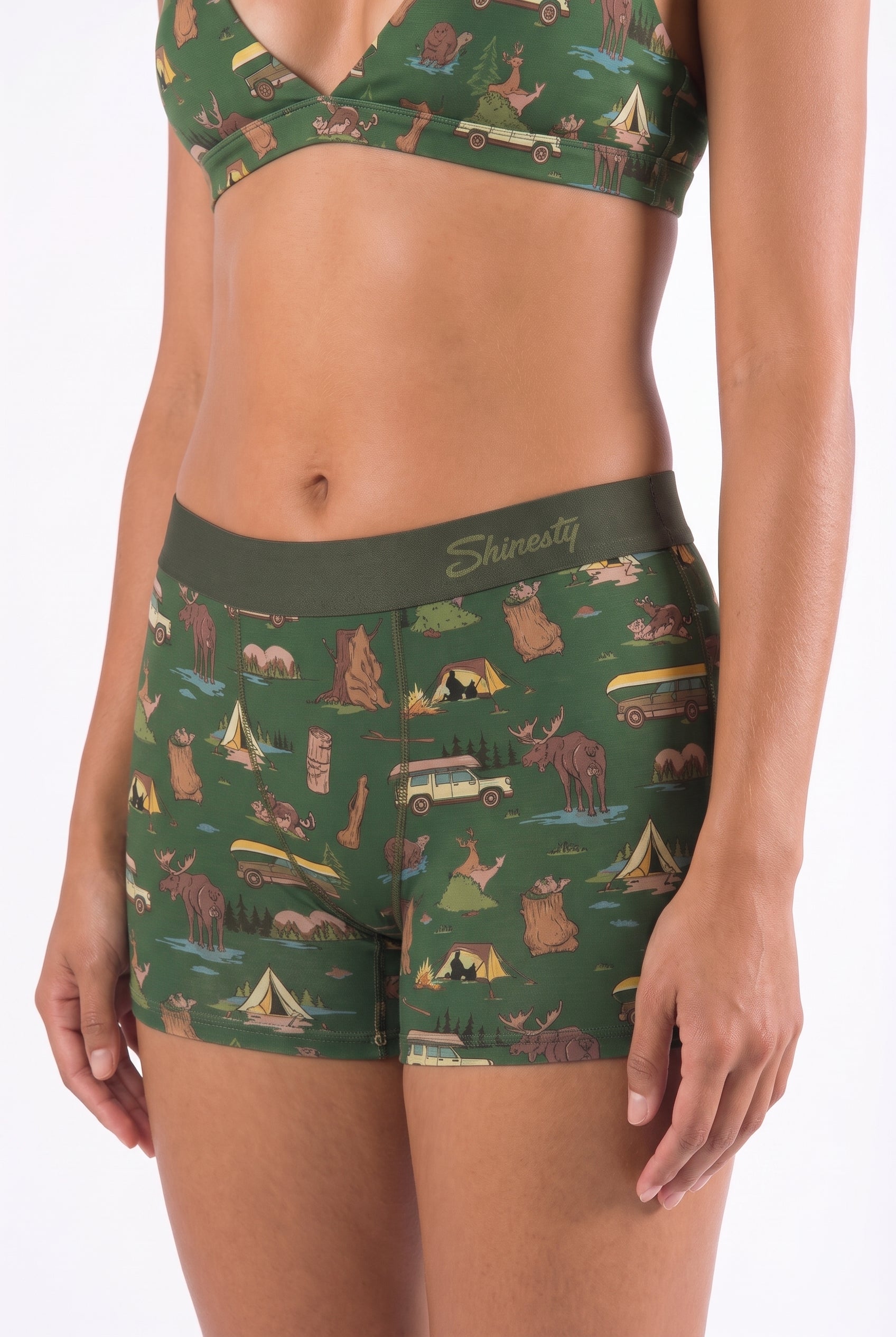 The Really Happy Camper | Camping Women’s Boxers - Shinesty
