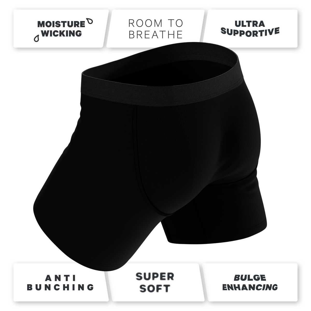 The Rear View | Size Warning Ball Hammock® Pouch Underwear - Shinesty