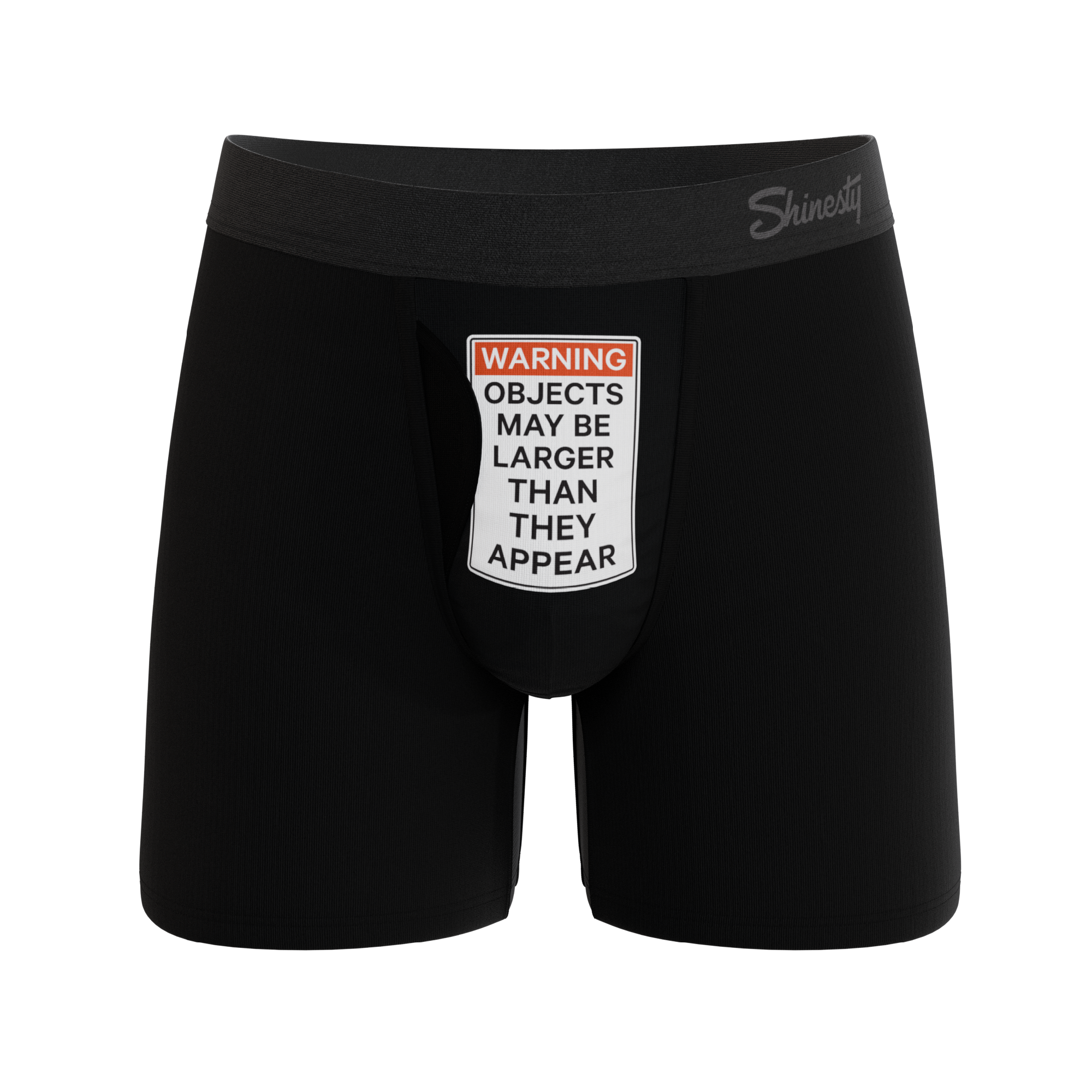 The Rear View | Size Warning Ball Hammock® Pouch Underwear With Fly - Shinesty