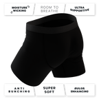 The Rear View | Size Warning Ball Hammock® Pouch Underwear With Fly - Shinesty