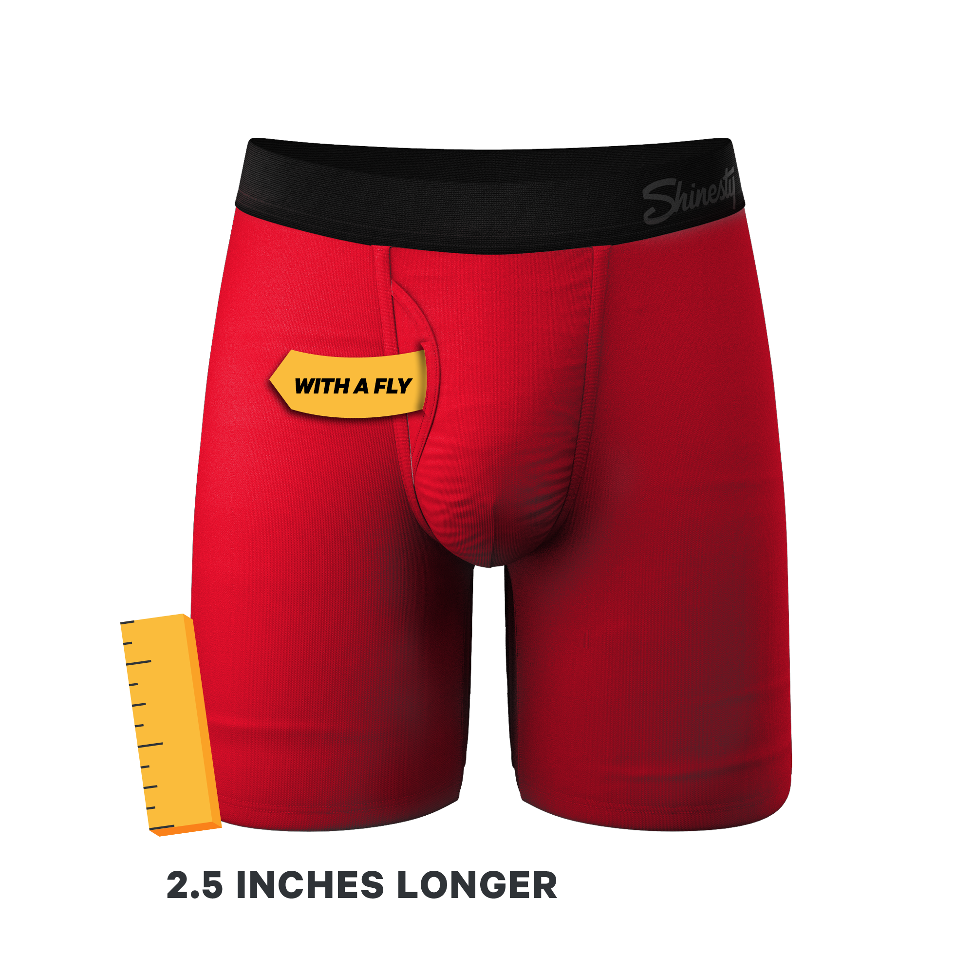 The Red Dress Effect | Red Ball Hammock® Boxer - Long Leg - Shinesty
