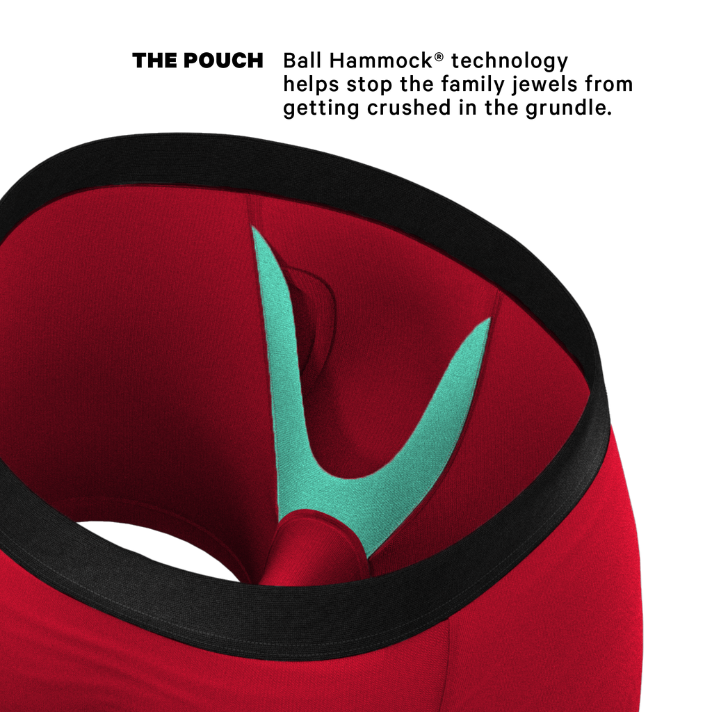 The Red Dress Effect | Red Ball Hammock® Pouch Underwear With Fly - Shinesty