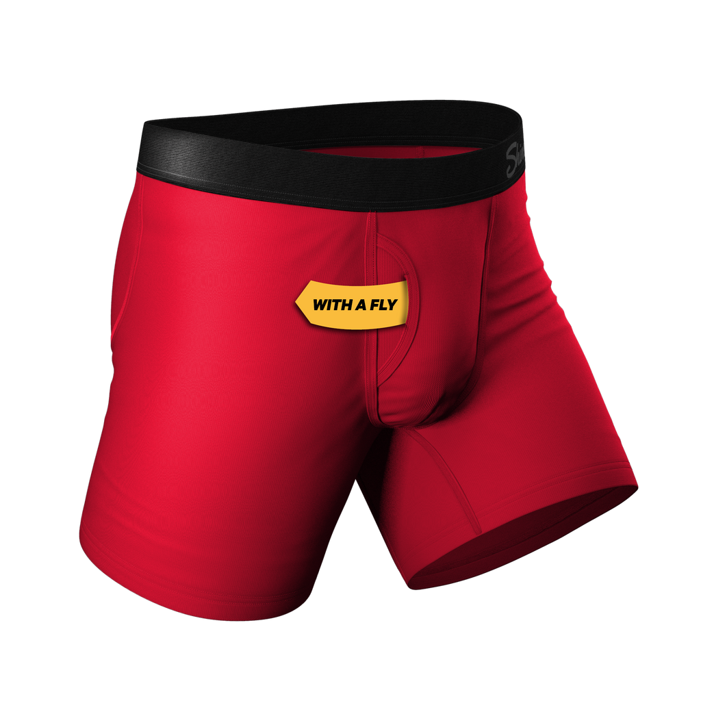 The Red Dress Effect | Red Ball Hammock® Pouch Underwear With Fly - Shinesty