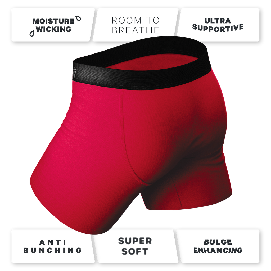 The Red Dress Effect | Red Ball Hammock® Pouch Underwear With Fly - Shinesty