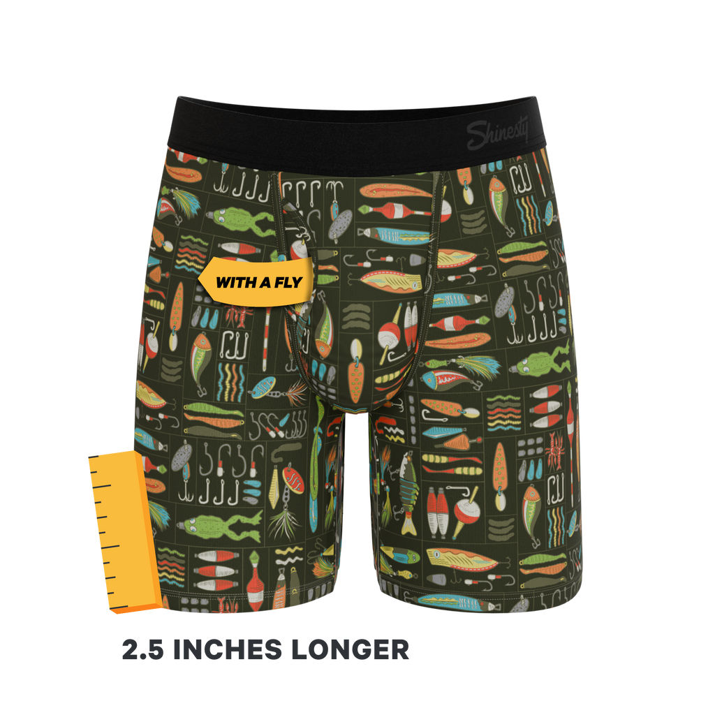The Reel Nice | Bait Box Ball Hammock® Boxer - Long Leg - Shinesty