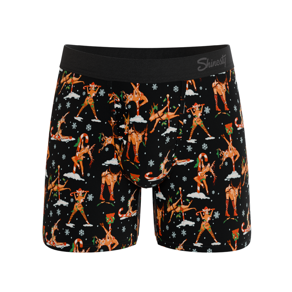 The Rein Dance | Christmas Reindeer Ball Hammock® Magnum Big Pouch Underwear - Shinesty