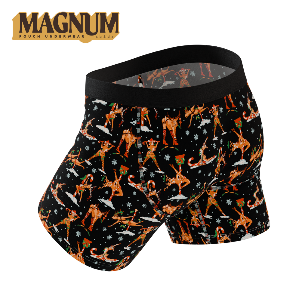 The Rein Dance | Christmas Reindeer Ball Hammock® Magnum Big Pouch Underwear - Shinesty