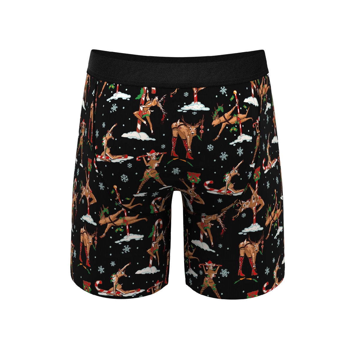 The Rein Dance | Christmas Reindeer Ball Hammock® Boxer - Long Leg - Shinesty