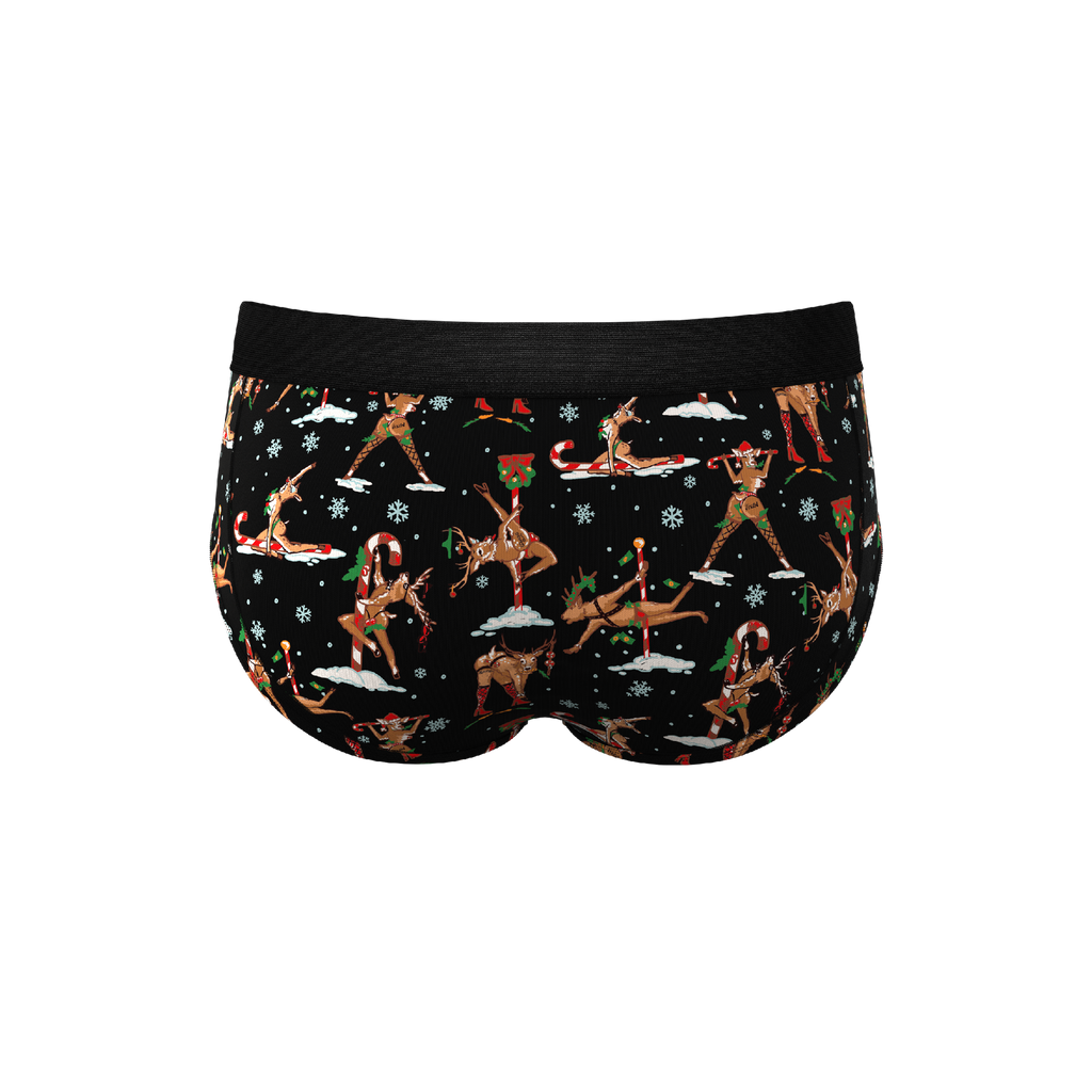 The Rein Dance | Christmas Reindeer Ball Hammock® Pouch Underwear Briefs - Shinesty