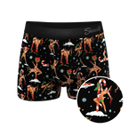 The Rein Dance | Christmas Reindeer Ball Hammock® Pouch Trunks Underwear - Shinesty