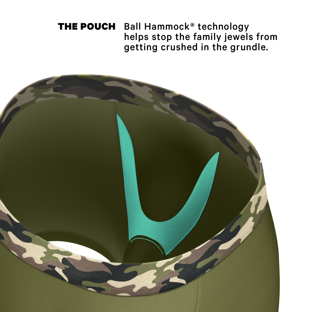 The Reinforcement | Tonal Camo Ball Hammock® Pouch Underwear - Shinesty