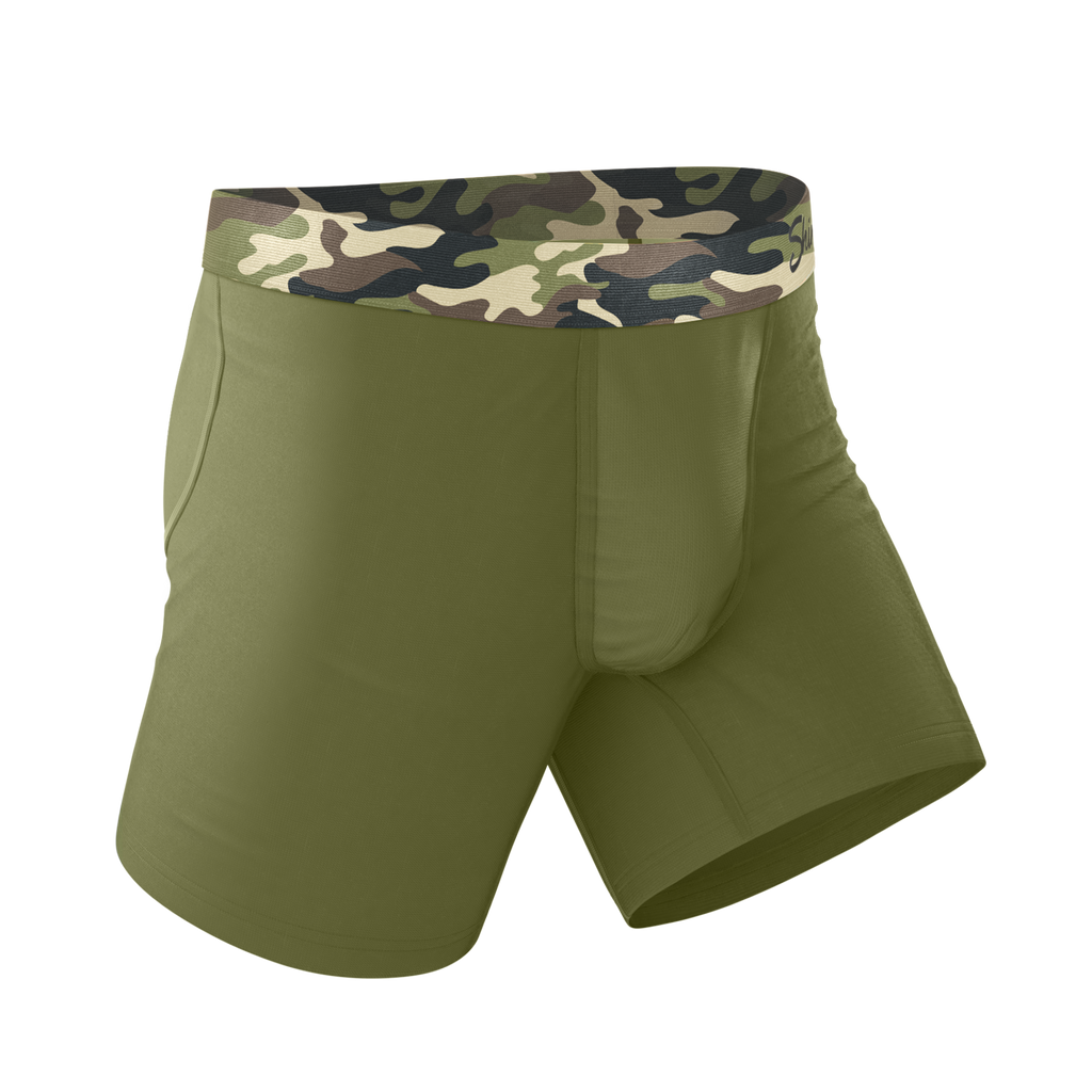 The Reinforcement | Tonal Camo Ball Hammock® Pouch Underwear - Shinesty