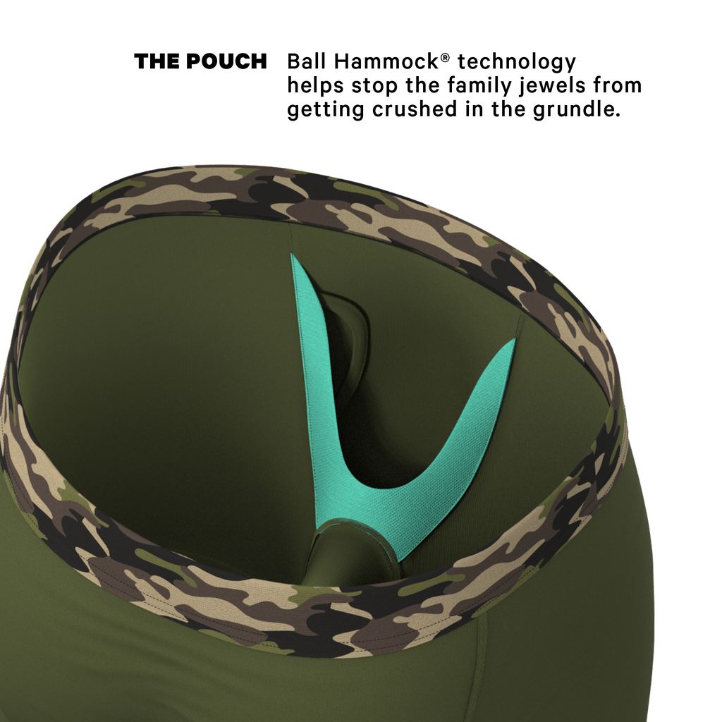 The Reinforcement | Tonal Camo Ball Hammock® Boxer - Long Leg - Shinesty