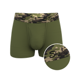 The Reinforcement | Tonal Camo Ball Hammock® Pouch Trunks Underwear - Shinesty