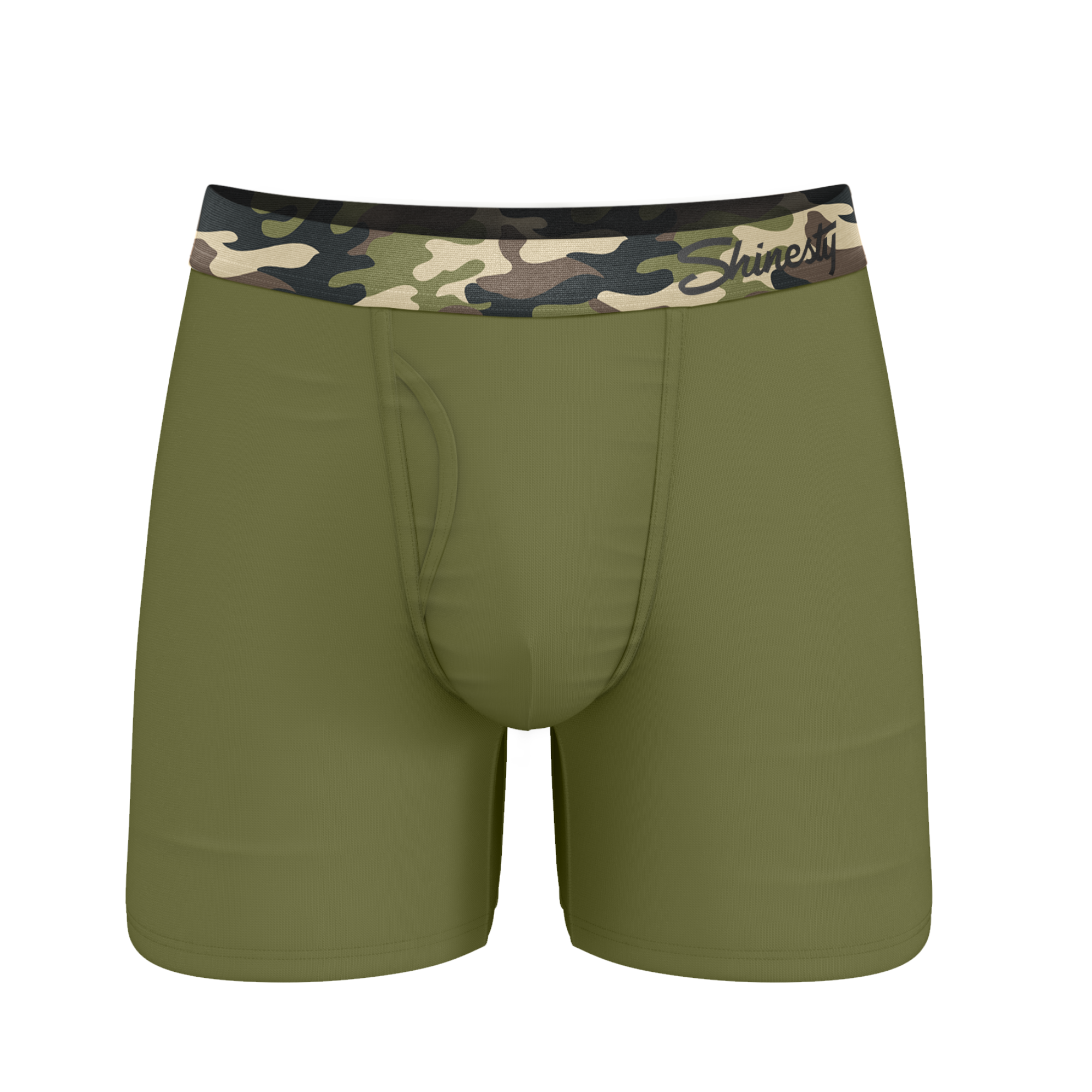The Reinforcement | Tonal Camo Ball Hammock® Pouch Underwear With Fly - Shinesty