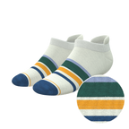 The Retro Actives | Retro Stripe Heel Hammock™ Ankle Socks - Shinesty
