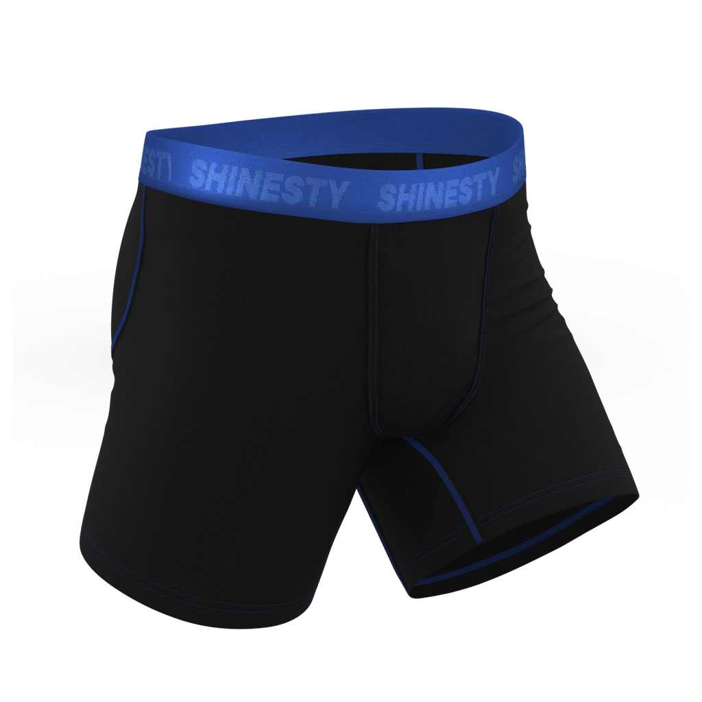 The Rhythm & Blues | Black and Blue Ball Hammock® Pouch Underwear - Shinesty