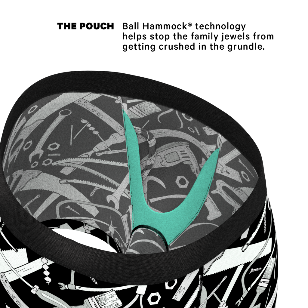 The Righty Tighty | Wrench Ball Hammock® Pouch Underwear With Fly - Shinesty