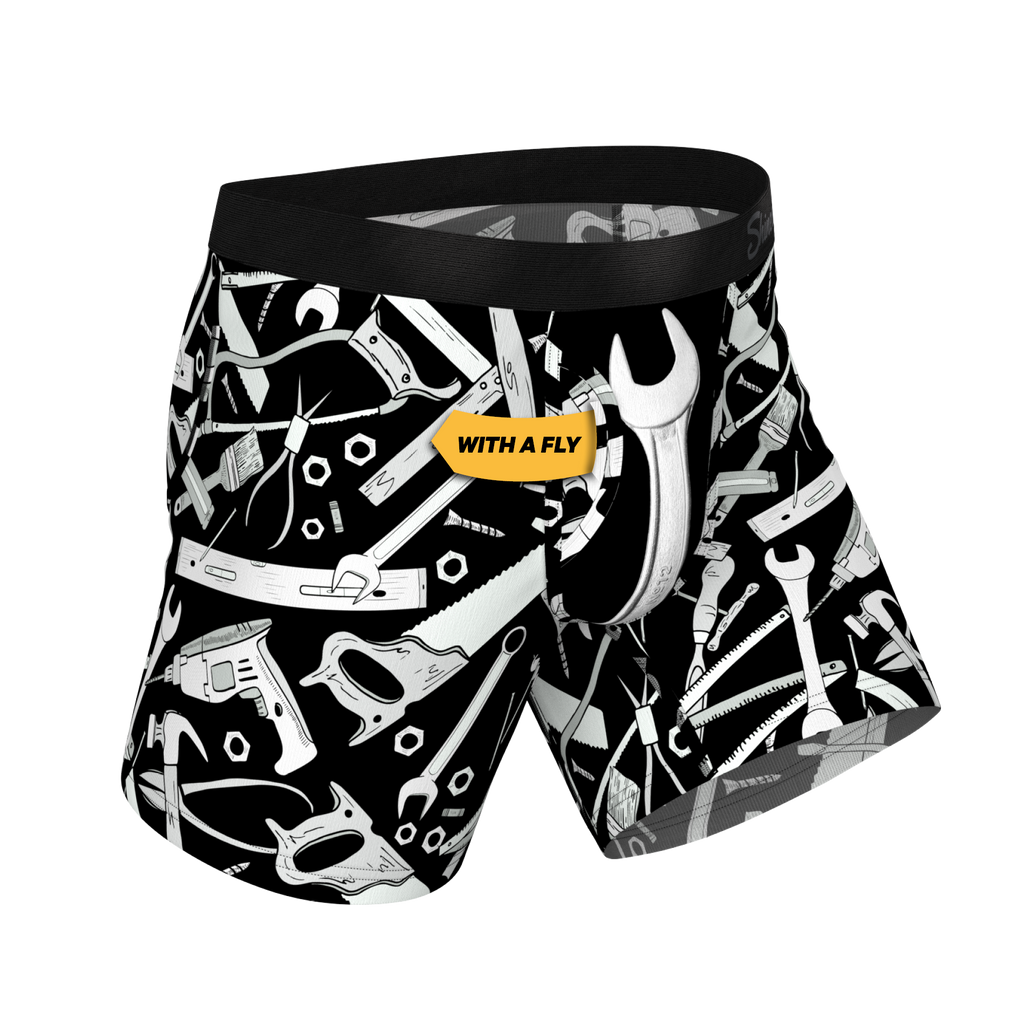 The Righty Tighty | Wrench Ball Hammock® Pouch Underwear With Fly - Shinesty