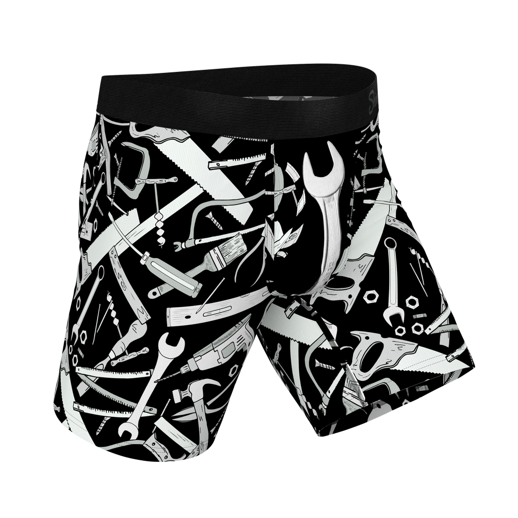 The Righty Tighty | Wrench Ball Hammock® Boxer - Long Leg - Shinesty