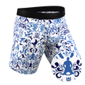 The Risqué Rorschach | Blue Willow Ball Hammock® Boxer - Long Leg - Shinesty