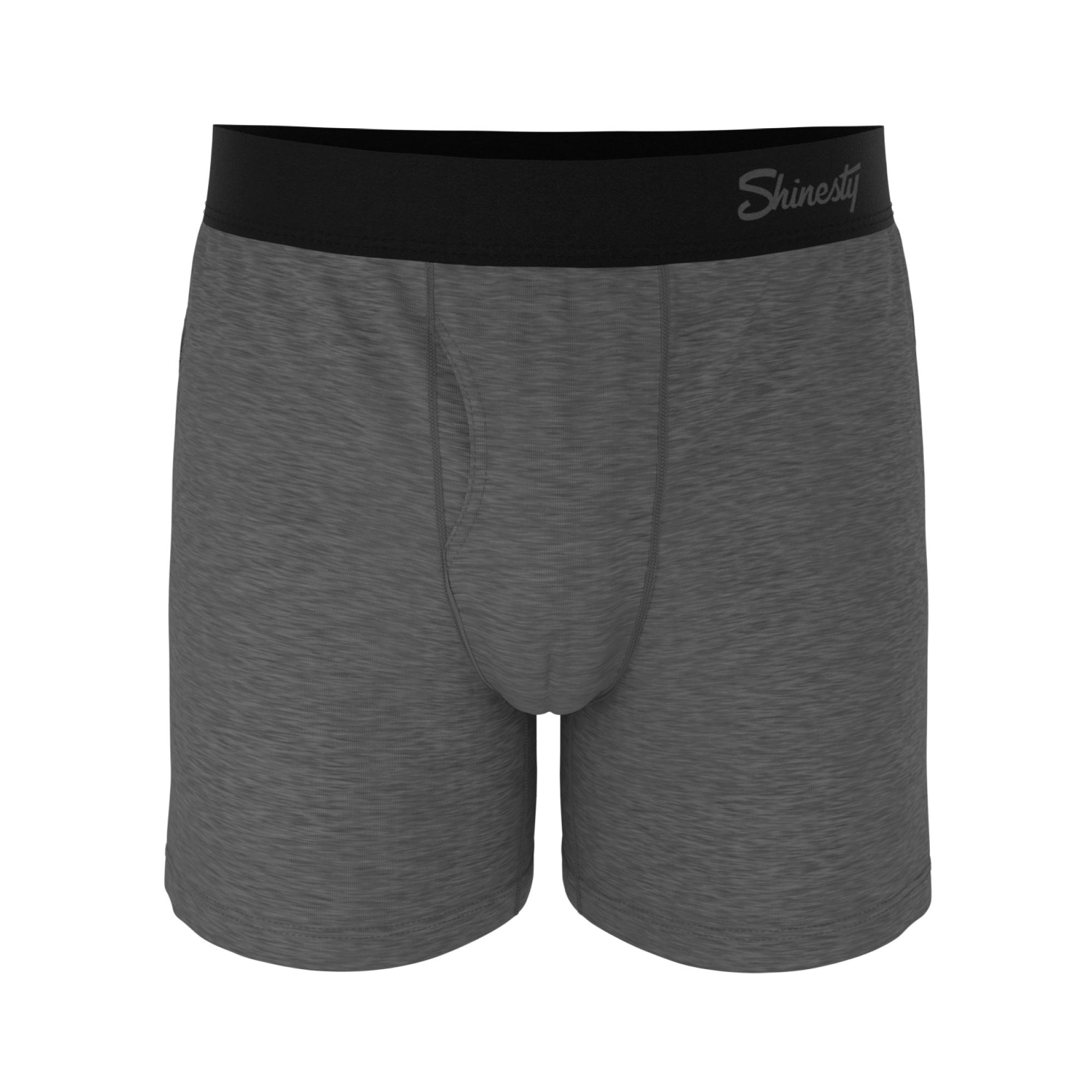 The Rock Solid | Mild Grey Boxers - Shinesty