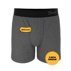 The Rock Solid | Mild Grey Boxers - Shinesty
