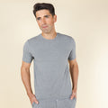 The Rock Solid | Mild Grey SleepDeep™ Men’s Pajama Shirt - Shinesty