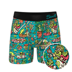 The Rolling Stoned | Shinesty x Killer Acid Ball Hammock® Pouch Underwear With Fly - Shinesty