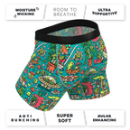 The Rolling Stoned | Shinesty x Killer Acid Ball Hammock® Pouch Underwear With Fly - Shinesty