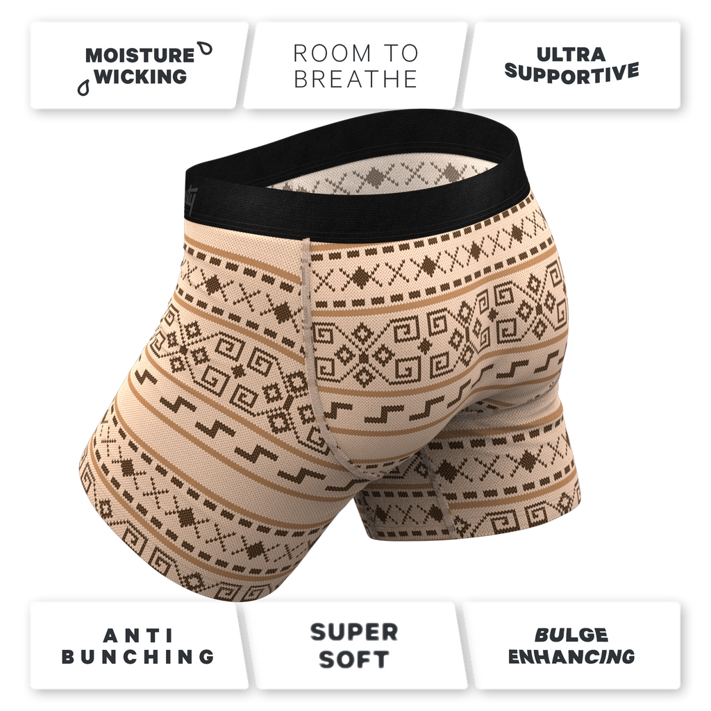 The Dude Abides | Aztec Sweater Ball Hammock® Pouch Underwear - Shinesty
