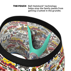 The Rowdy Rodeo | Western Map Shinesty x Diamond Cross Ranch Ball Hammock® Pouch Underwear With Fly - Shinesty