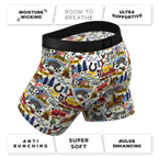 The Rowdy Rodeo | Western Map Shinesty x Diamond Cross Ranch Ball Hammock® Pouch Underwear With Fly - Shinesty