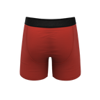 The Rust Fund | Rusty Red Ball Hammock® Pouch Underwear With Fly - Shinesty