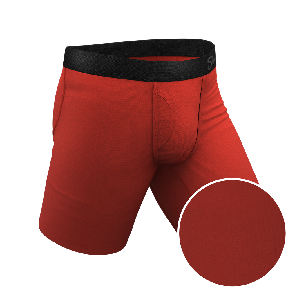 The Rust Fund | Rusty Red Ball Hammock® Boxer - Long Leg - Shinesty