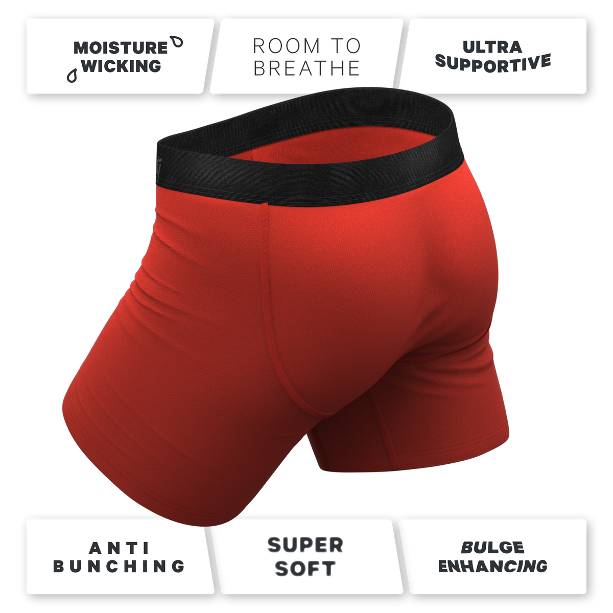 The Rust Fund | Rusty Red Ball Hammock® Pouch Underwear - Shinesty