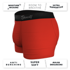The Rust Fund | Rusty Red Ball Hammock® Pouch Trunks Underwear - Shinesty